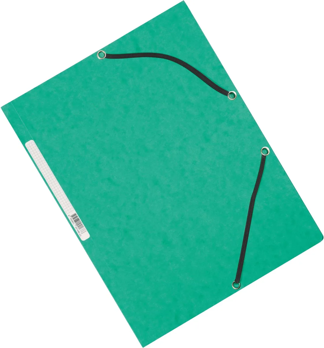 elastomap, A4, 3 kleppen en elastieken, karton, groen von Q-Connect – Produktfoto