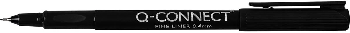 fineliner, 0,4 mm fra Q-Connect i Sort – produktbillede