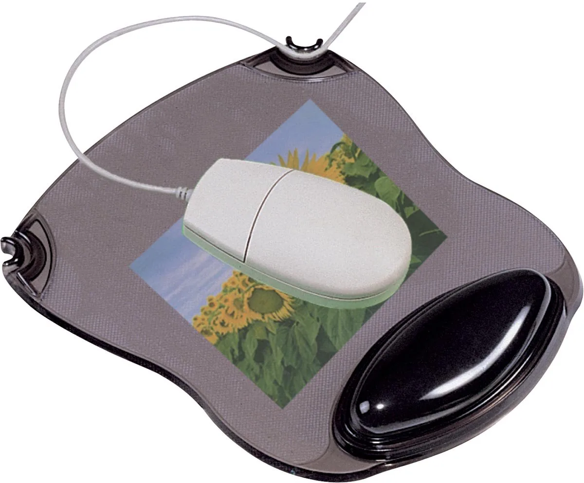 gel muismat met polssteun de Q-Connect en Gris – photo produit