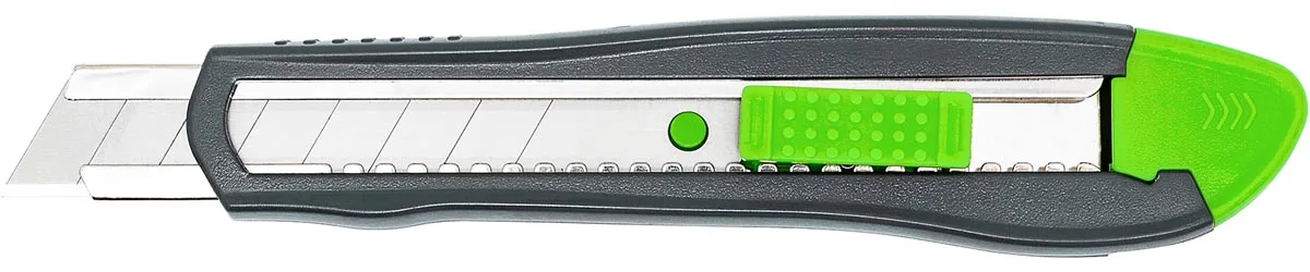Heavy Duty cutter, zwart/groen van Q-Connect – productfoto