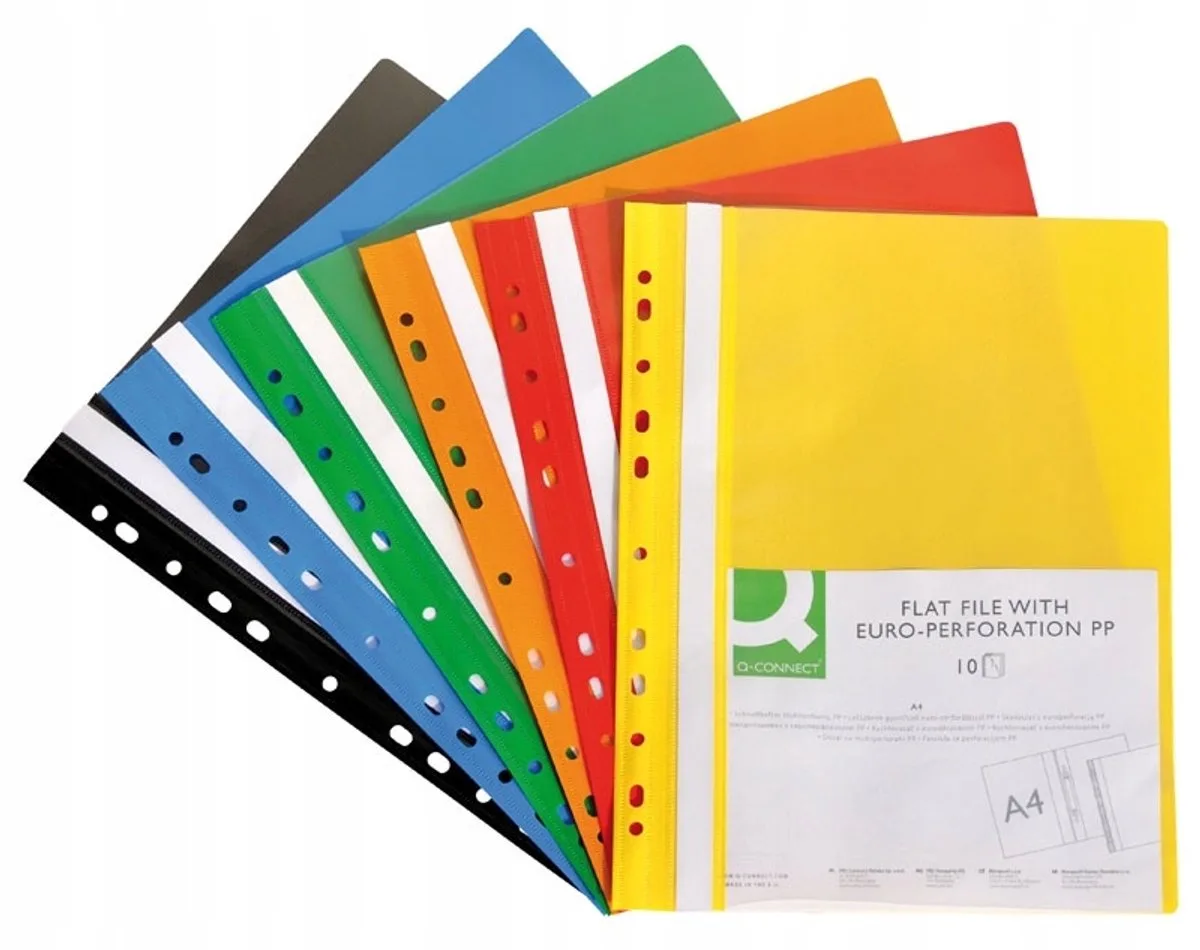 Insteekmap PP A4 Blauw - 1 Stuk fra Q-Connect – produktbillede