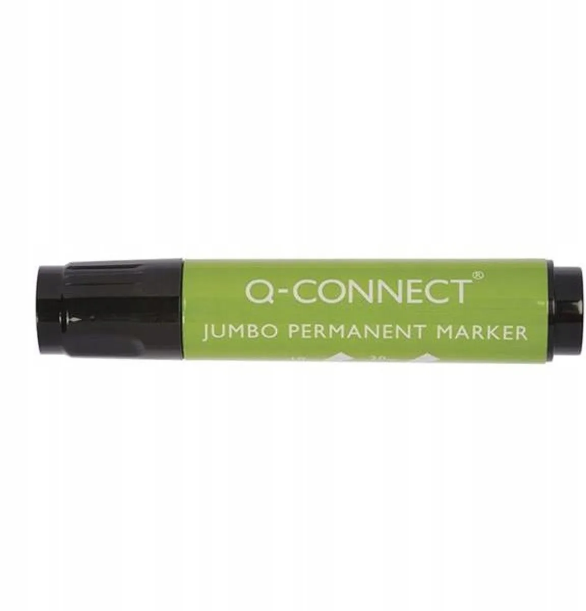 Jumbo Marker Permanent - Dikke Lijn 2-20mm fra Q-Connect i Sort – produktbillede
