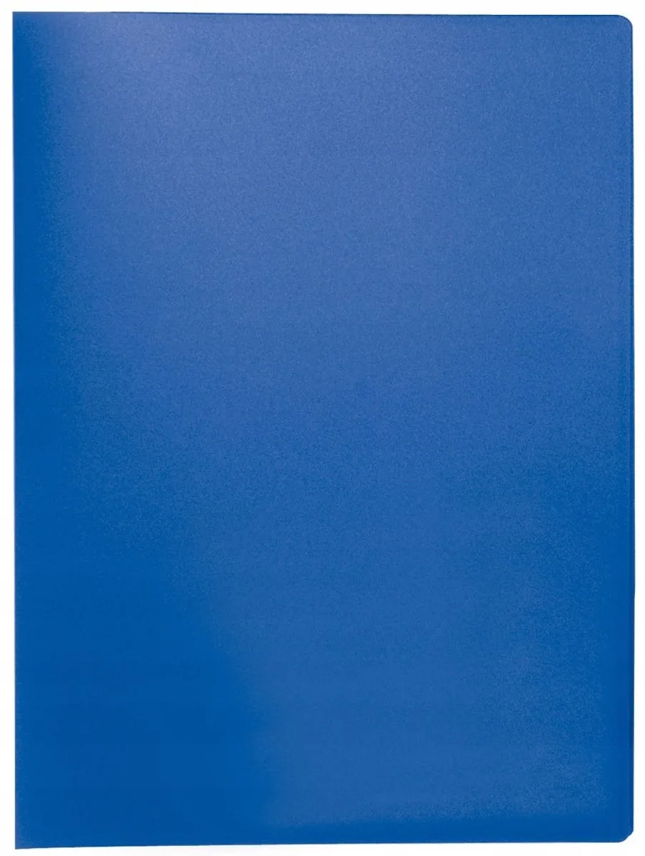 Kaart met 10 Insteekhoezen, Blauw, 380 Micron fra Q-Connect i A4 – produktbillede