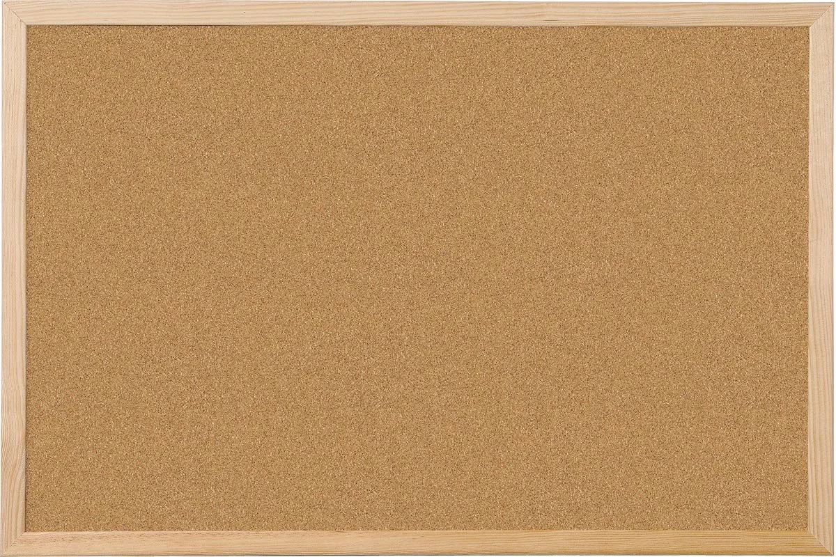 kurkbord | met houten frame | 90 x 60 cm von Q-Connect – Produktfoto