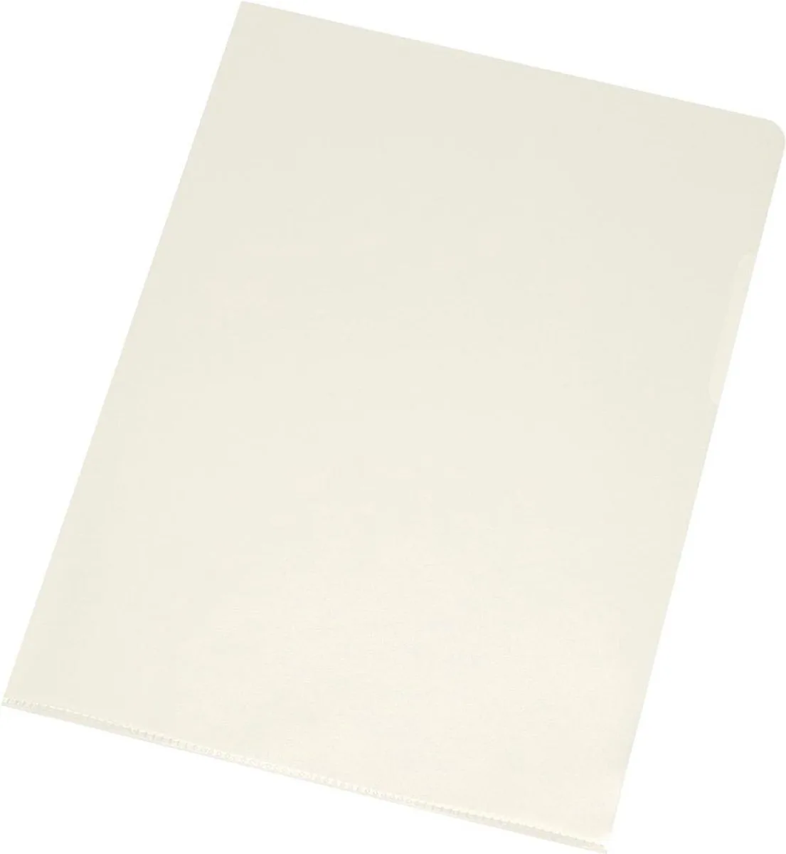 L-map | gekorreld | 120 micron | pak van 10 stuks från Q-Connect – produktbild