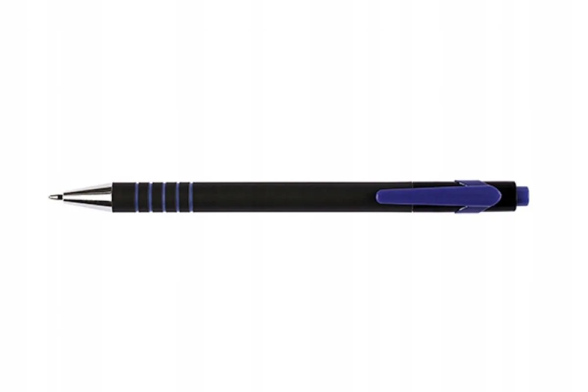 Lambda Blauwe Balpen, 0,7 mm, Automaat de Q-Connect en Bleu – photo produit