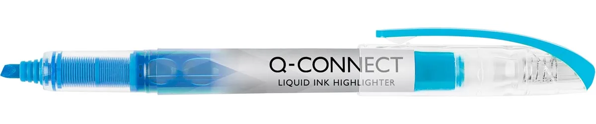 Liquid markeerstift, blauw by Q-Connect – product photo