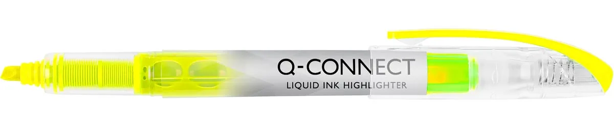 Liquid markeerstift, geel fra Q-Connect – produktbillede