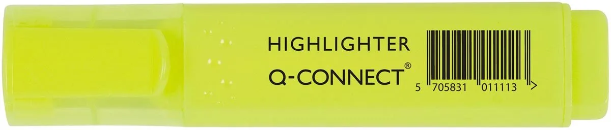 markeerstift, 10 stuks fra Q-Connect i Gul – produktbillede