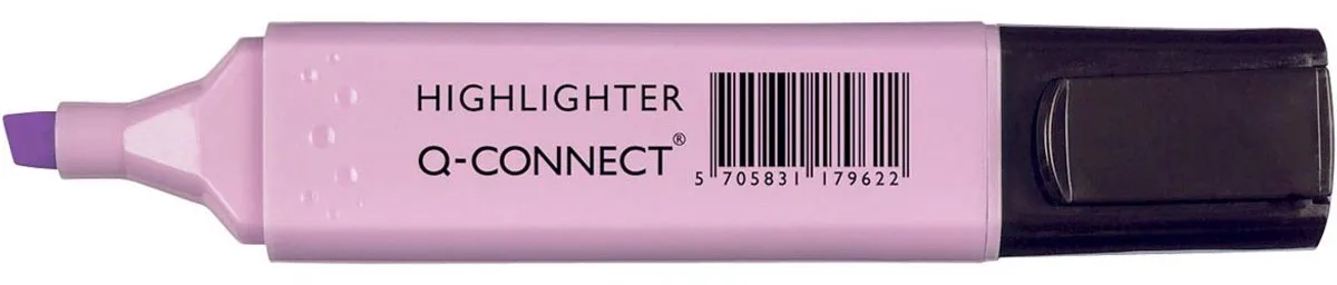 markeerstift pastel, 10 stuks de Q-Connect en Violet – photo produit