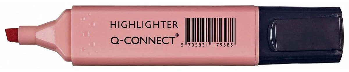 markeerstift pastel, 10 stuks de Q-Connect en Rose – photo produit