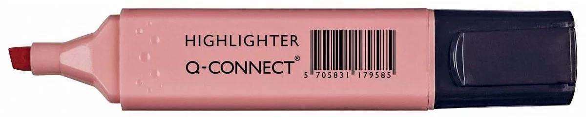 markeerstift pastel de Q-Connect en Rose – photo produit