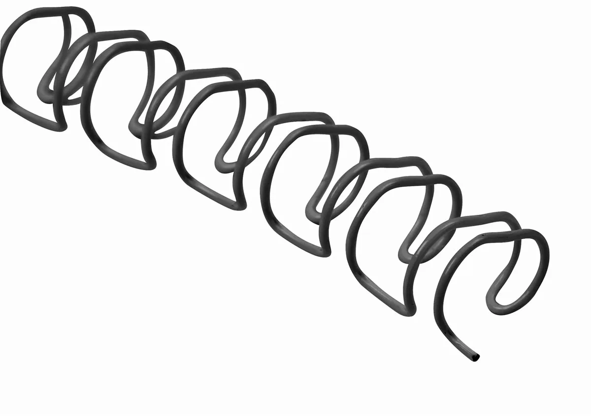 metalen draadruggen, 11,1 mm, pak van 100 stuks, zwart från Q-Connect – produktbild
