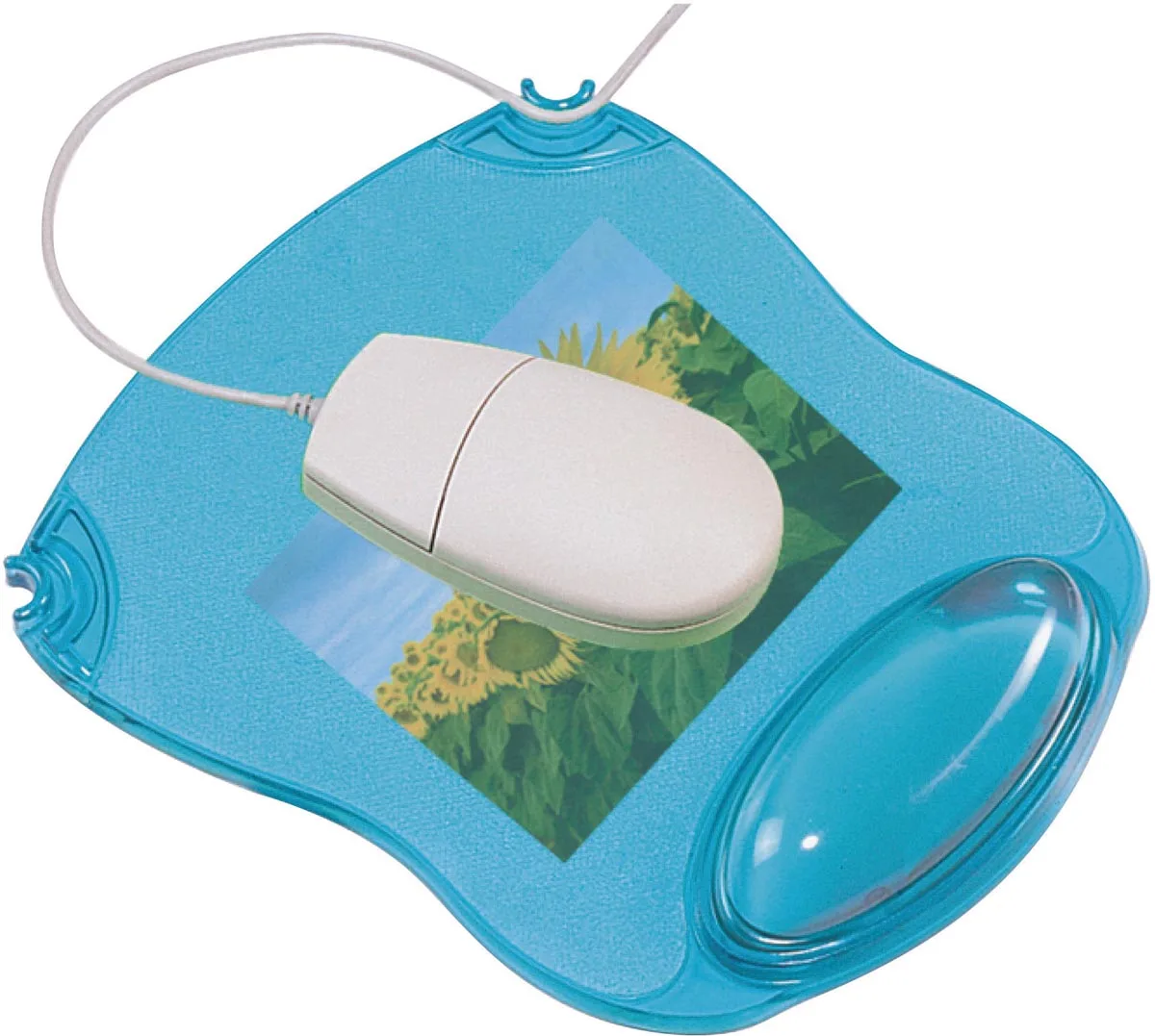 muismat, gel, met polssteun, blauw by Q-Connect – product photo