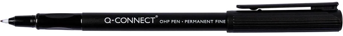 OHP marker, permanent, fijn de Q-Connect en Noir – photo produit