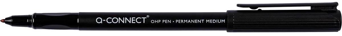OHP marker, permanent, medium von Q-Connect in Schwarz – Produktfoto