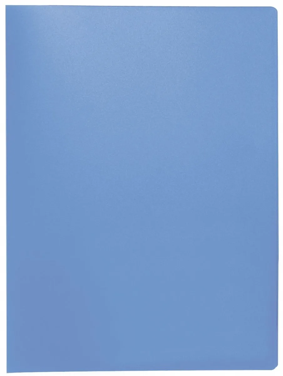Ordner A4, PP, 20 Hoezen, Transparant de Q-Connect en Bleu – photo produit