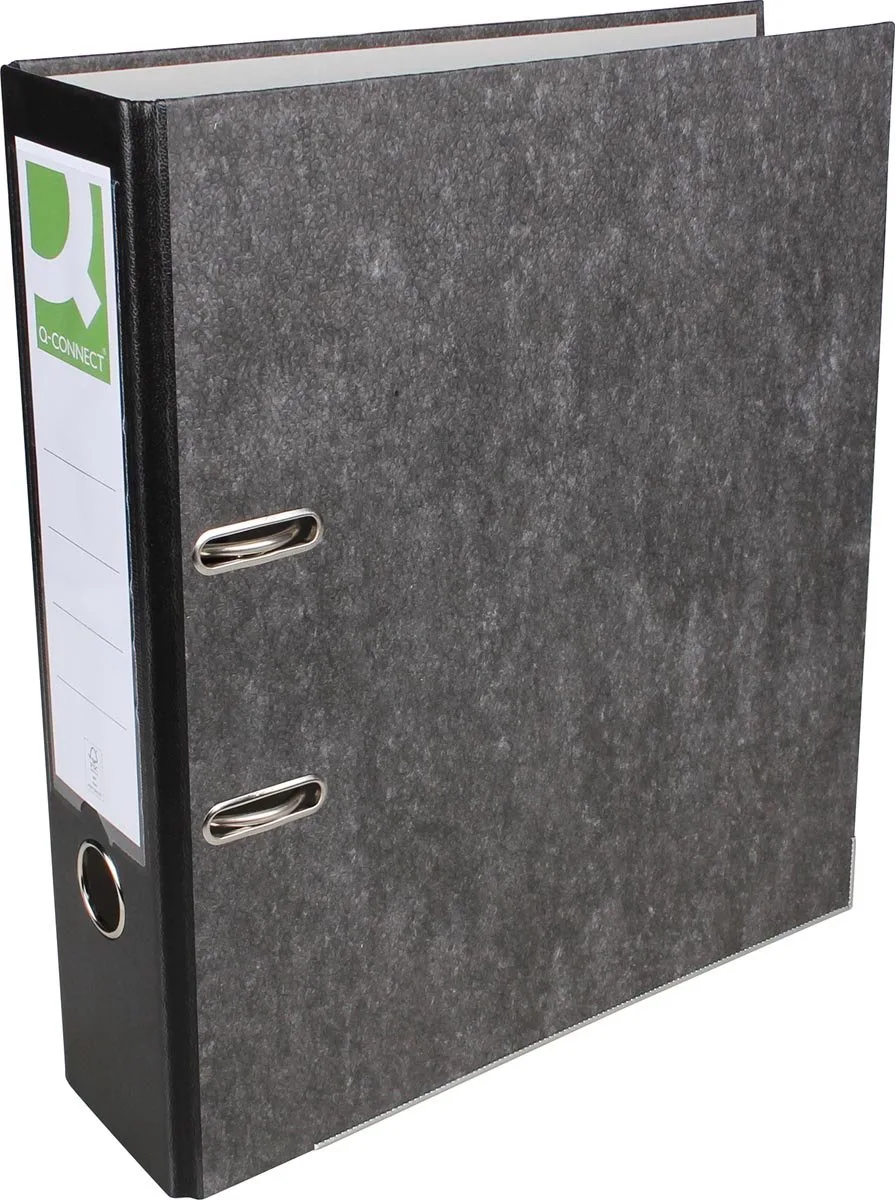 ordner | voor ft A4 | gewolkt | rug van 8 cm de Q-Connect – photo produit