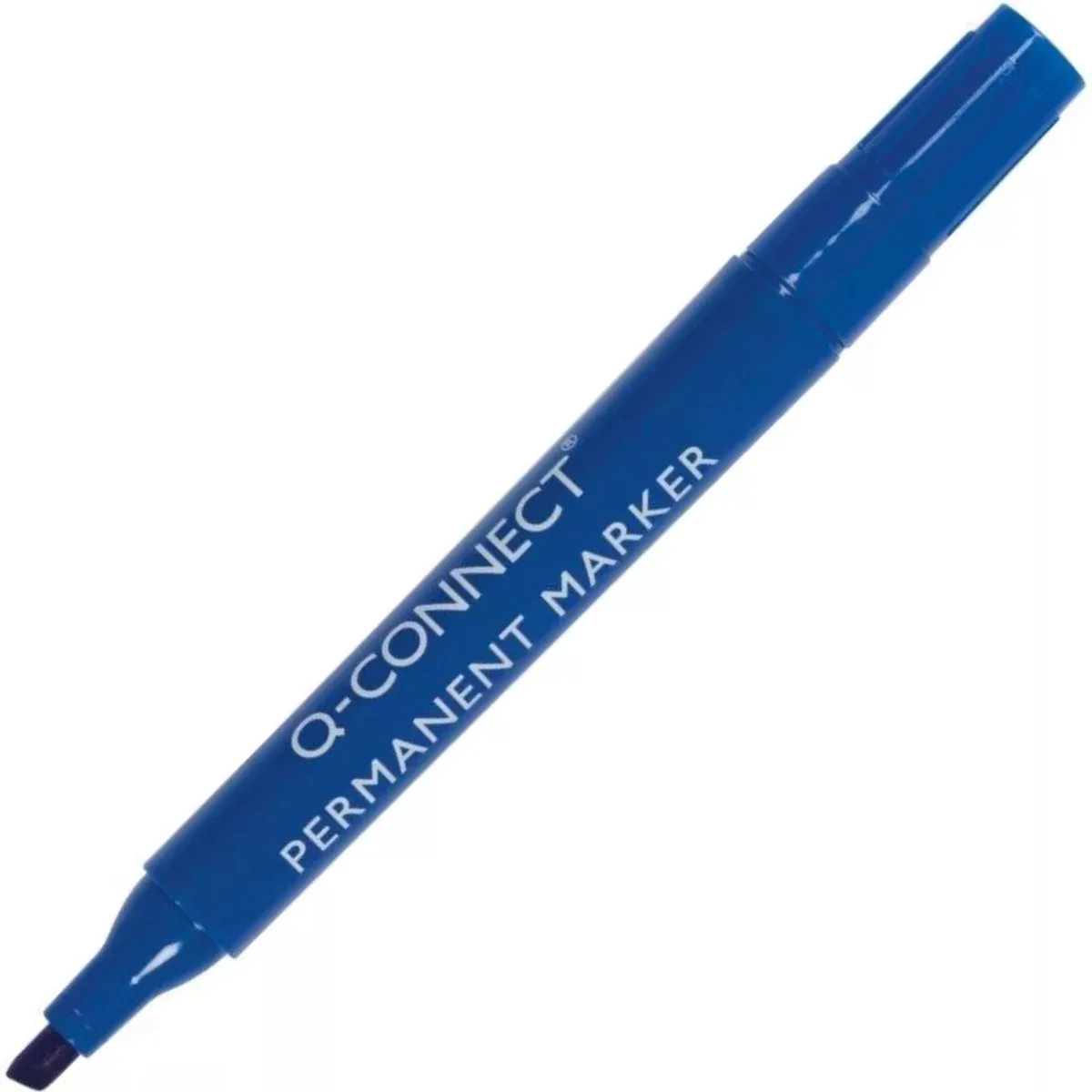 permanente marker, 2-3 mm, ronde punt de Q-Connect en Bleu – photo produit
