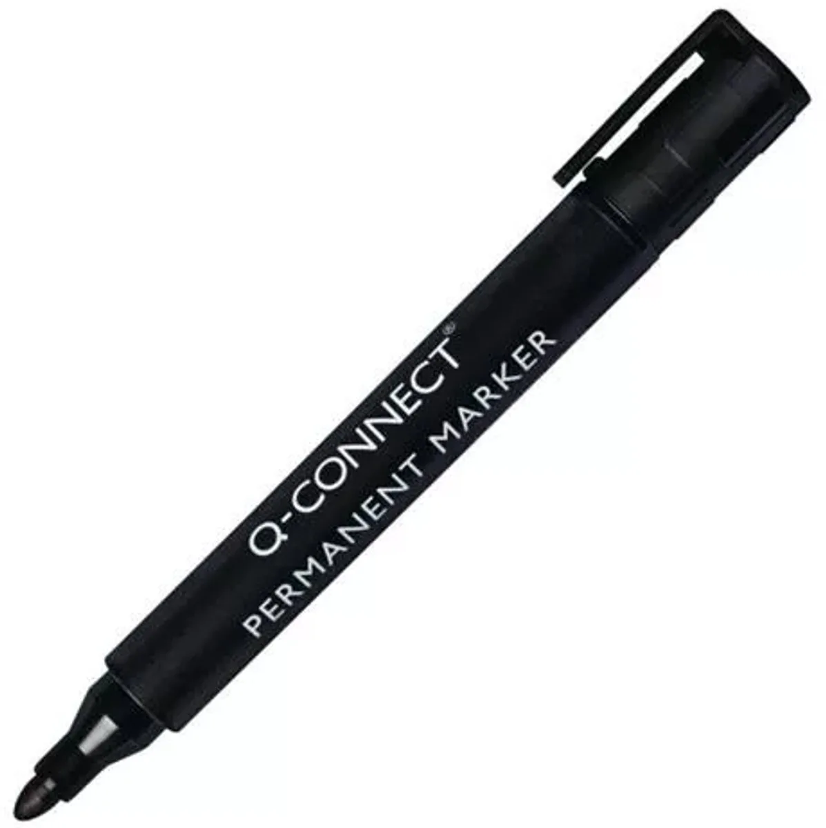 permanente marker, 2-3 mm, ronde punt von Q-Connect in Schwarz – Produktfoto