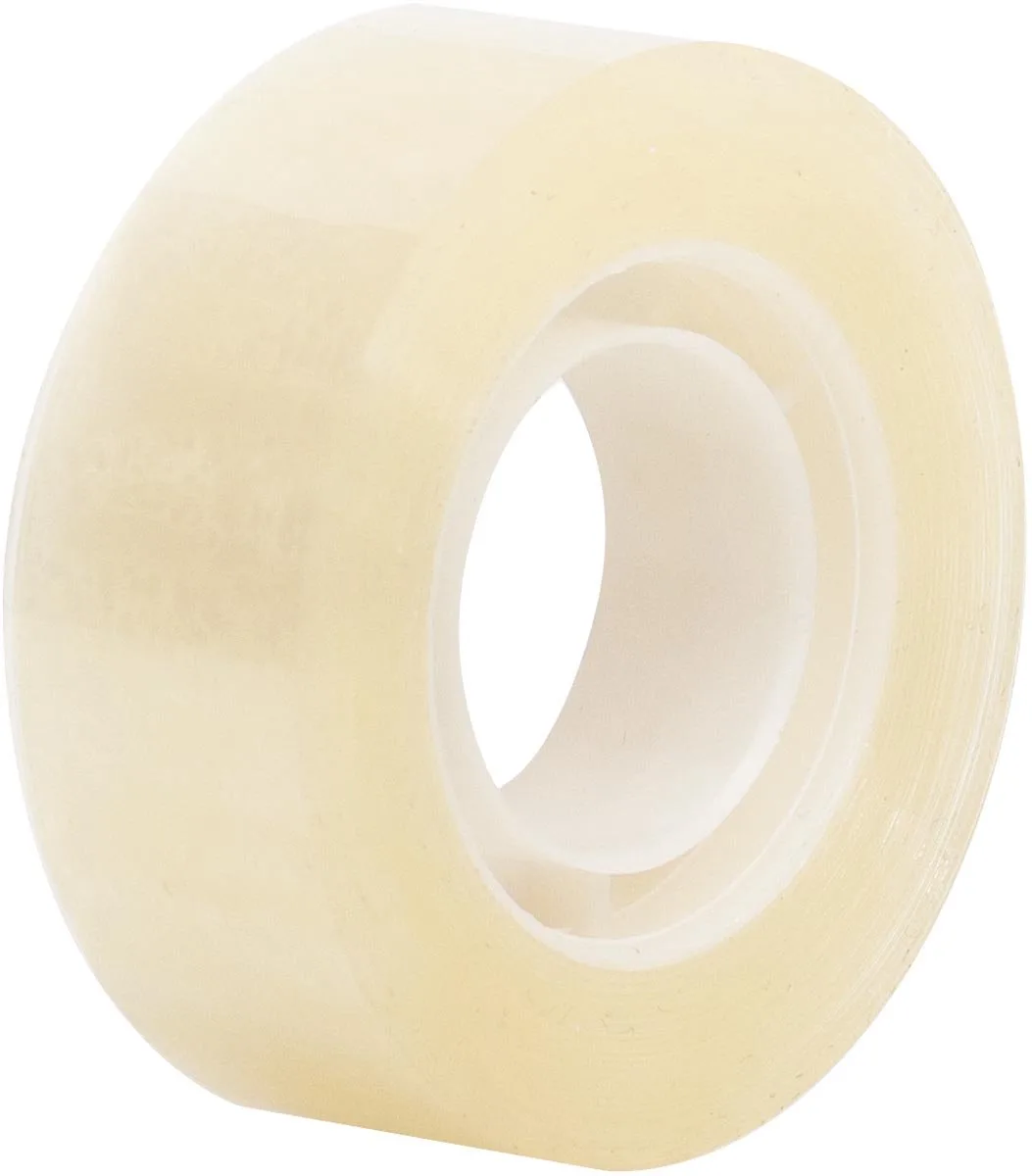 plakband, PP, ft 19 mm x 33 m by Q-Connect in Transparent – product photo