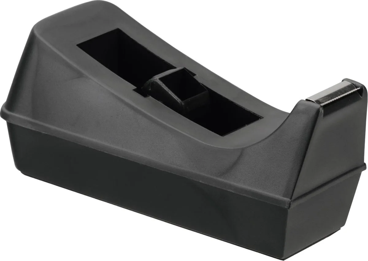 plakbandafroller, voor rollen 19 mm x 33 m, 12 stuks de Q-Connect en Noir – photo produit