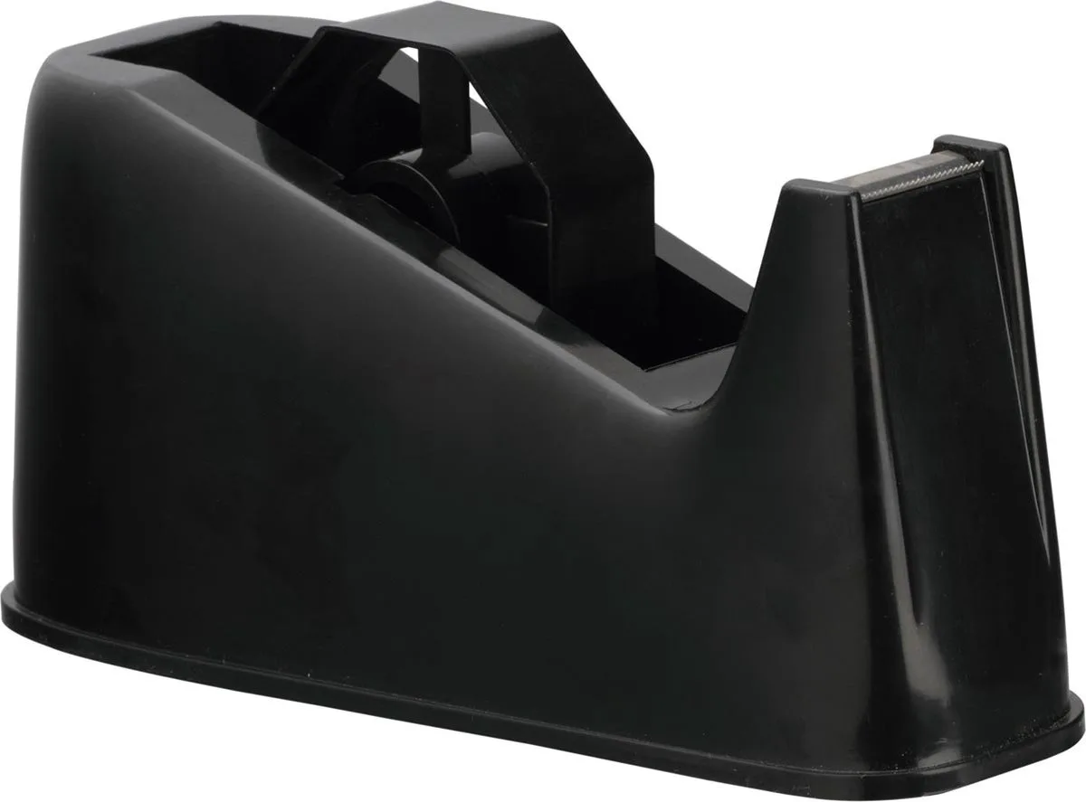 plakbandafroller, voor rollen 25 mm x 66 m de Q-Connect en Noir – photo produit