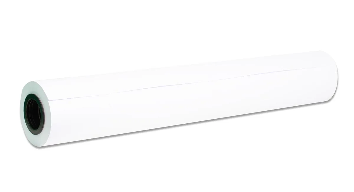 plotterpapier, ft 610 mm x 50 m, 80 g, doos van 6 stuks från Q-Connect – produktbild