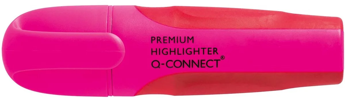 Premium markeerstift, 10 stuks de Q-Connect en Rose – photo produit