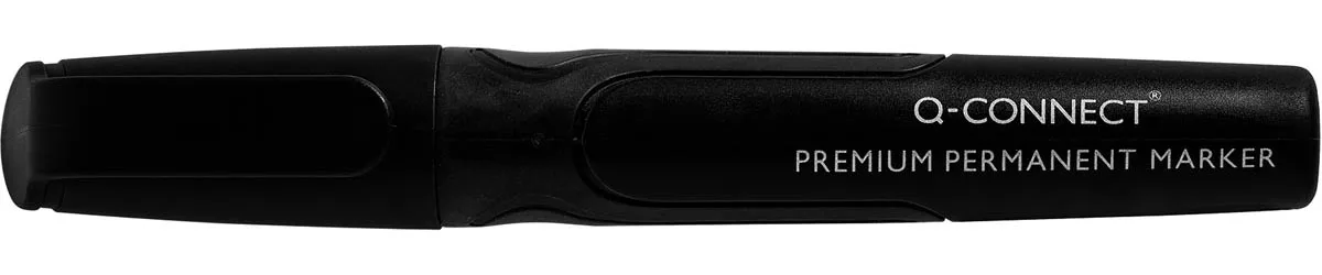 Premium Permanent marker, 3 mm, ronde punt, zwart från Q-Connect – produktbild
