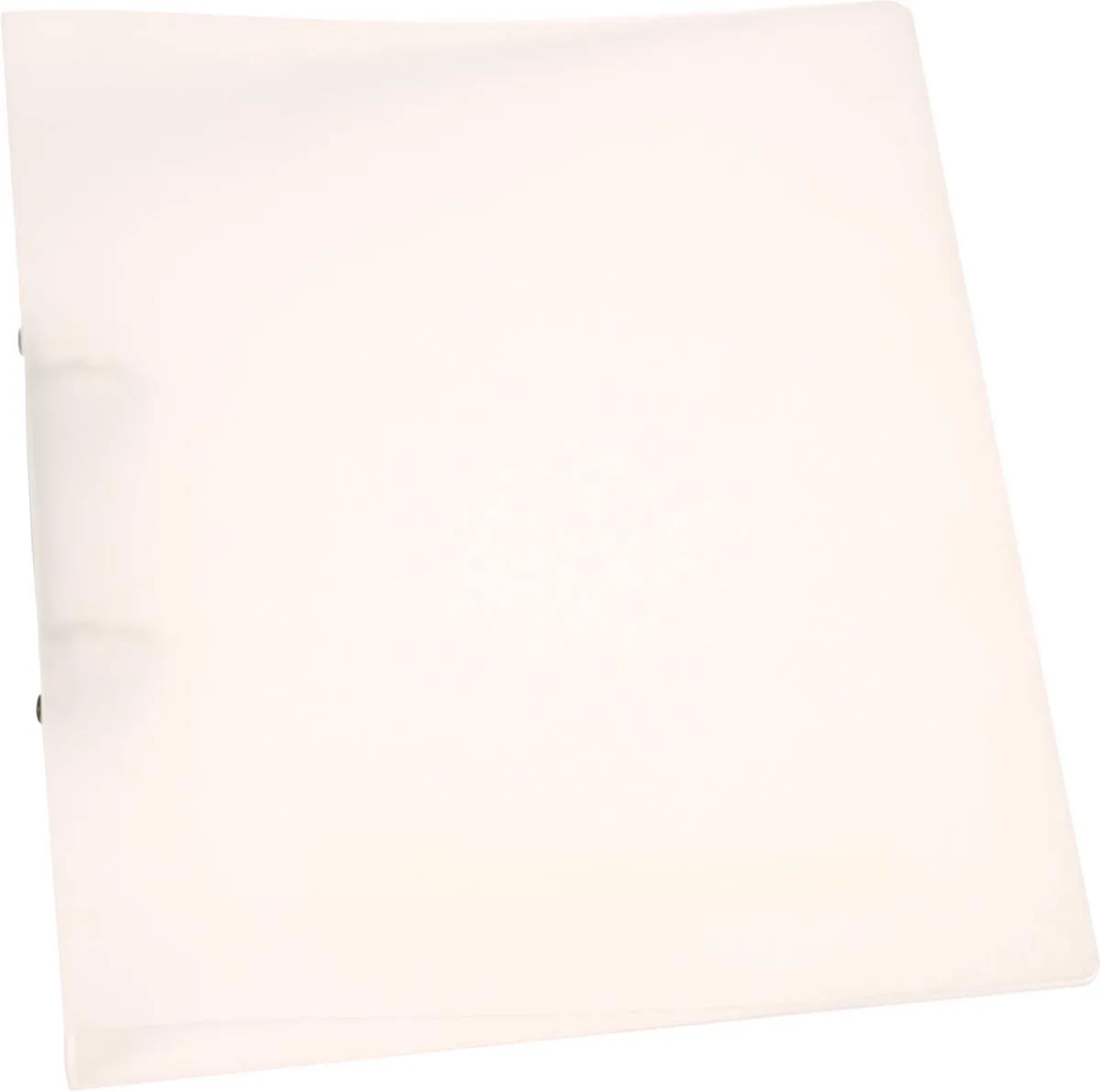 ringmap, PP, 2 ringen, 25 mm, transparant fra Q-Connect i A4 – produktbillede