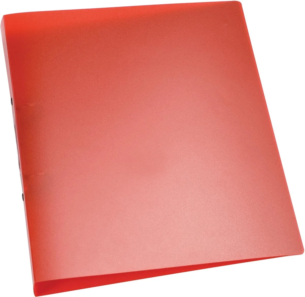 ringmap, PP, 2 ringen, 25 mm, transparant de Q-Connect en Rouge – photo produit