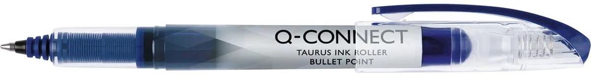 Taurus liquid ink roller, 12 stuks van Q-Connect in Blauw – productfoto