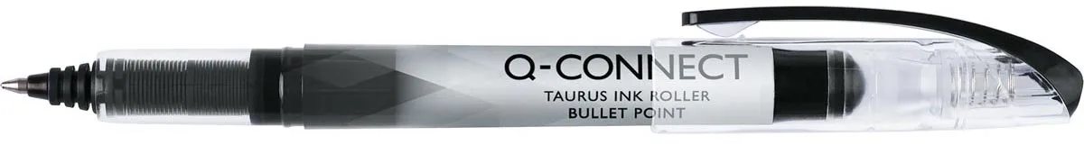 Taurus liquid ink roller, 12 stuks by Q-Connect in Black – product photo