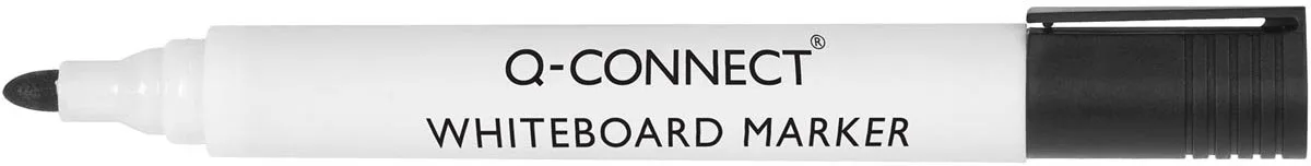 whiteboardmarker, 2-3 mm, ronde punt, 10 stuks de Q-Connect en Noir – photo produit