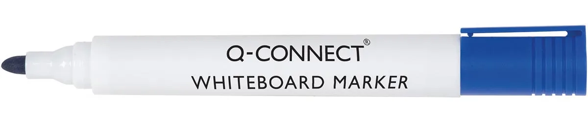 whiteboardmarker, 2-3 mm, ronde punt, blauw von Q-Connect – Produktfoto