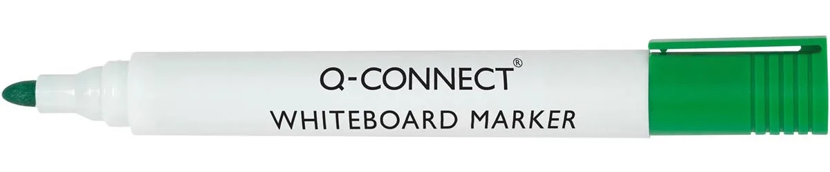 whiteboardmarker, 2-3 mm, ronde punt, groen fra Q-Connect – produktbillede