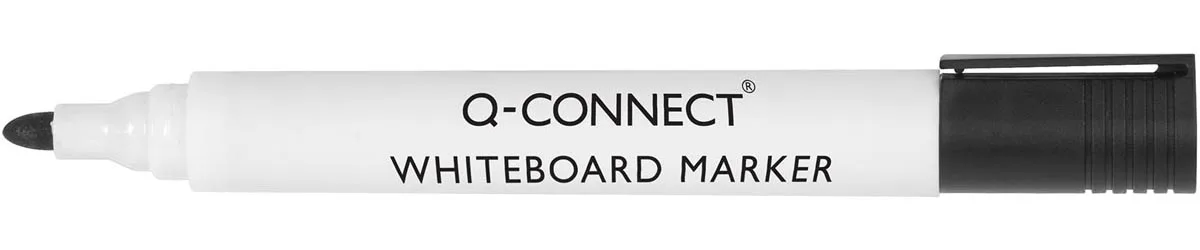 whiteboardmarker, 2-3 mm, ronde punt, zwart de Q-Connect – photo produit
