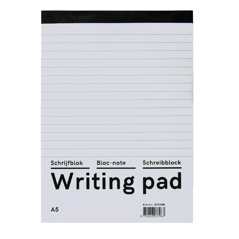 Schrijfblok qbasic a5 lijn 160blz 60gr | 10 stuks fra Qbasic – produktbillede