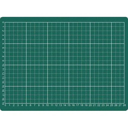 Snijmat a4 300x220mm groen by Qbasic – product photo