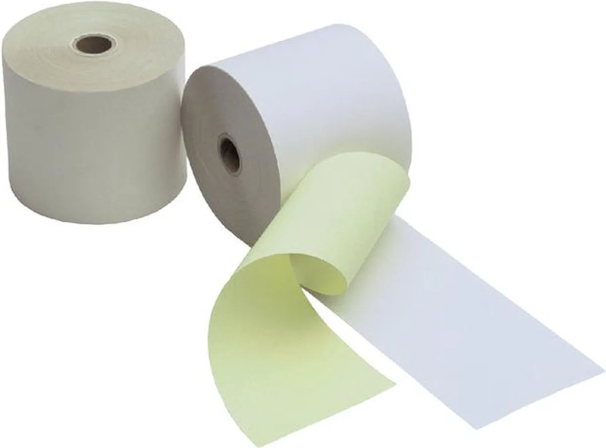 Telrol qbasic 76mmx25mx12mm duplo wit | 50 stuks fra Qbasic i Gul – produktbillede