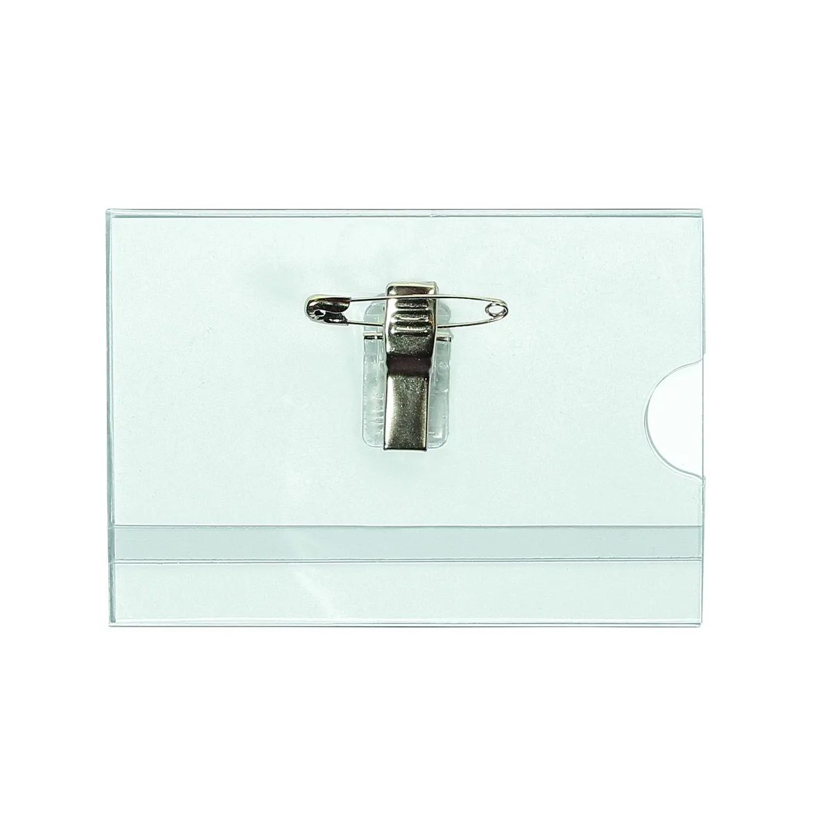 Badge quantore clip+speld 60x90mm | 24 stuks von Quantore – Produktfoto