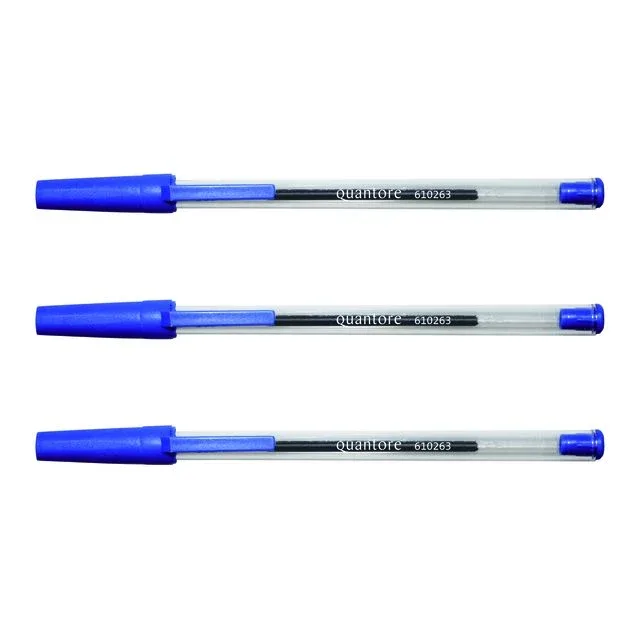 Balpen quantore stick blauw van Quantore – productfoto