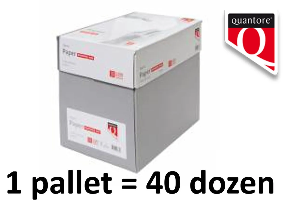 Economy Kopieerpapier - 200 x pak 500 vel = 1 pallet - 80 gr - business-offer fra Quantore i Hvid – produktbillede