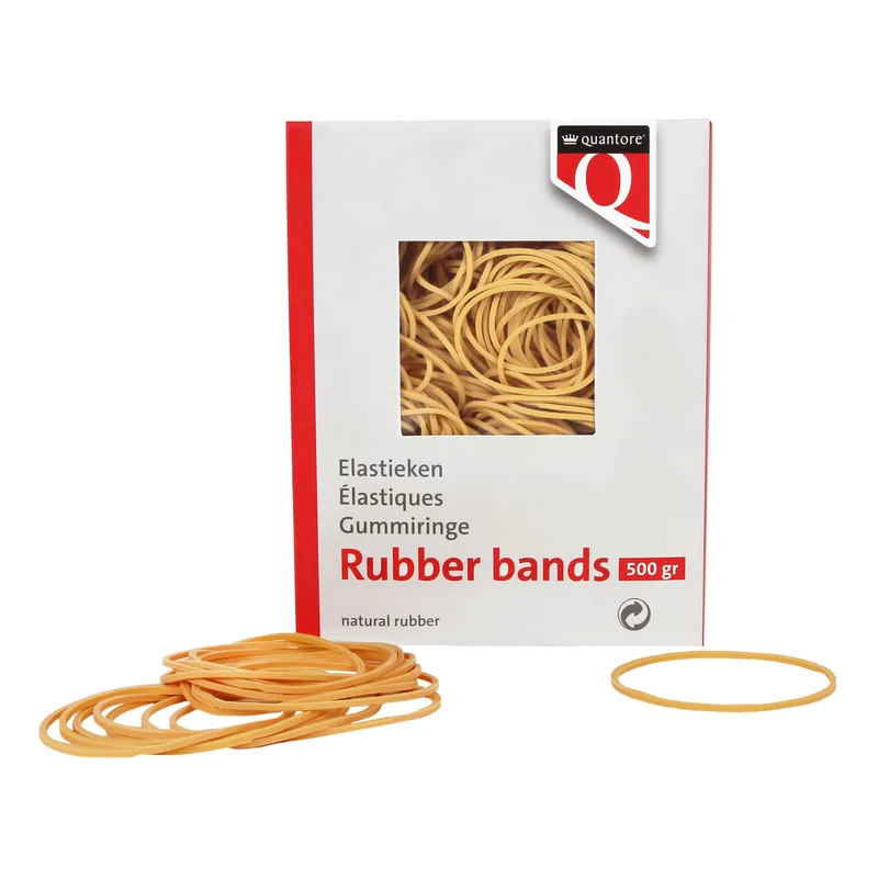Elastiek quantore 18 80x1.5x1mm 500gr | 10 stuks by Quantore – product photo