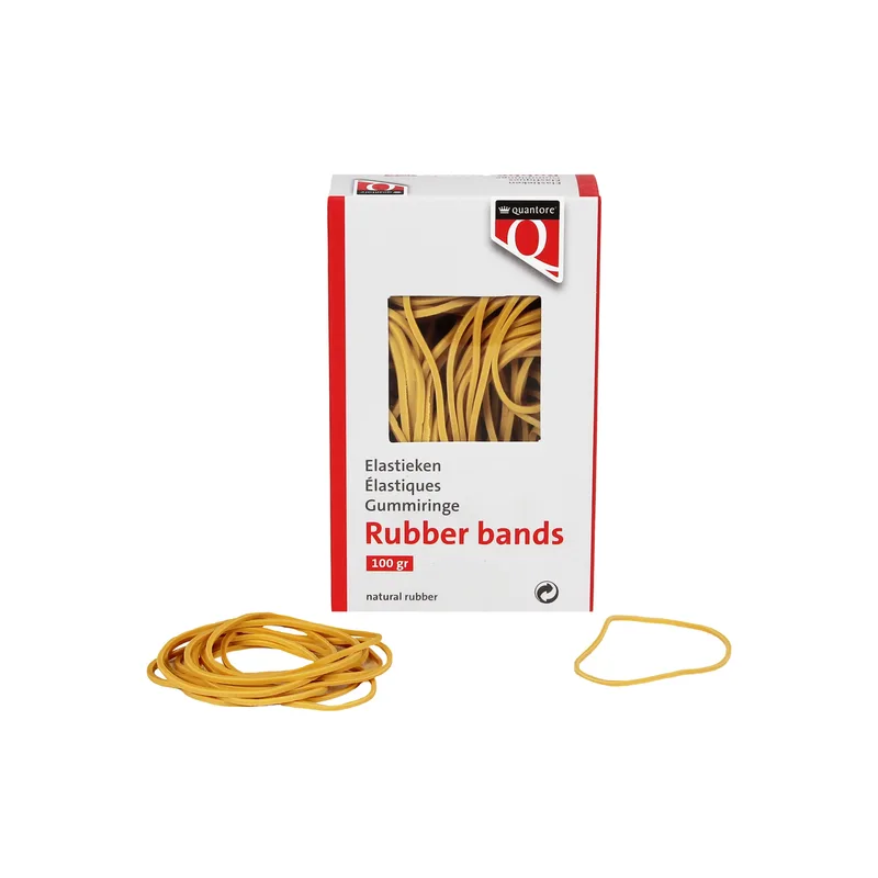 Elastiek quantore 19 90x1.5x1mm 100gr | 10 stuks by Quantore – product photo