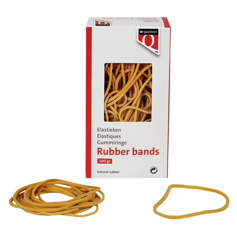 Elastiek quantore 24 150x1.5x1mm 100gr | 10 stuks van Quantore – productfoto