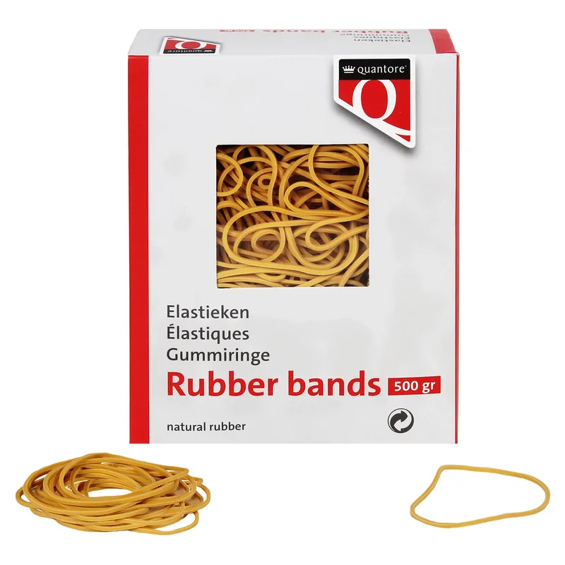 Elastiek quantore 24 150x1.5x1mm 500gr | 10 stuks van Quantore – productfoto