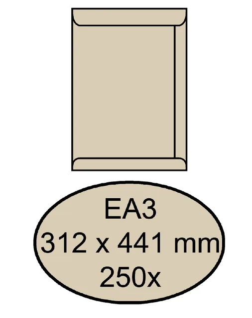 Envelop Quantore akte EA3 312x441mm cremekraft 250 stuks by Quantore – product photo