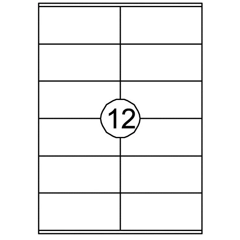 Etiket quantore 105x48mm 1200st | 10 stuks van Quantore – productfoto